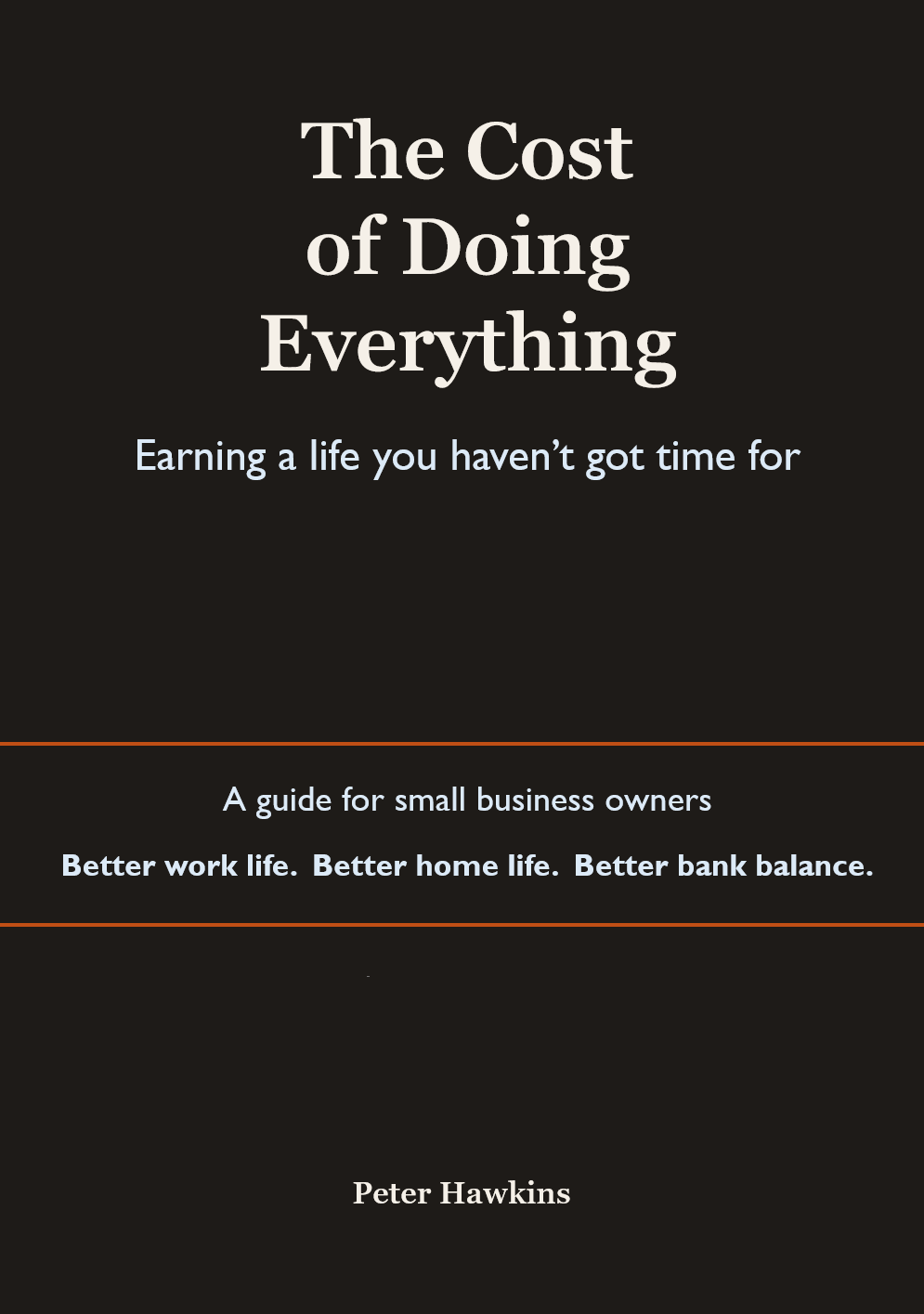 The revised book cover from "The Cost of Doing Everything"