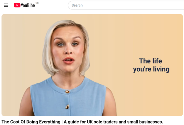 YouTube video preview of the cost of doing everything